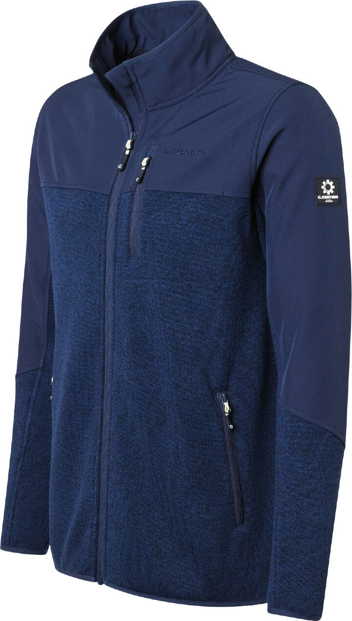 C.Centimo Nature Herren-Strickfleecejacke